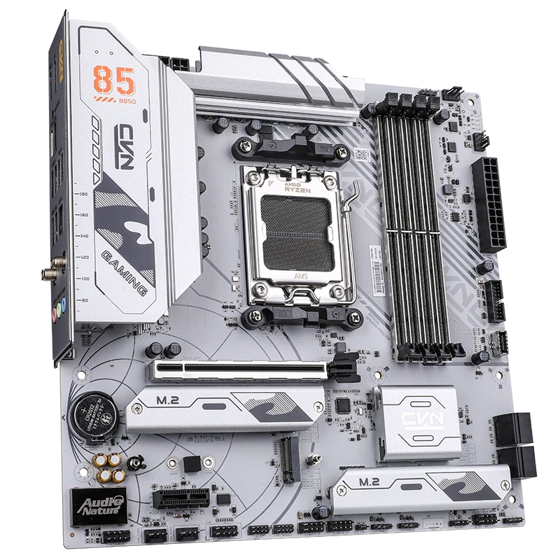 Placa B850 con PCIe 5.0 por menos de 200€: la Colorful CVN B850M Gaming Frozen