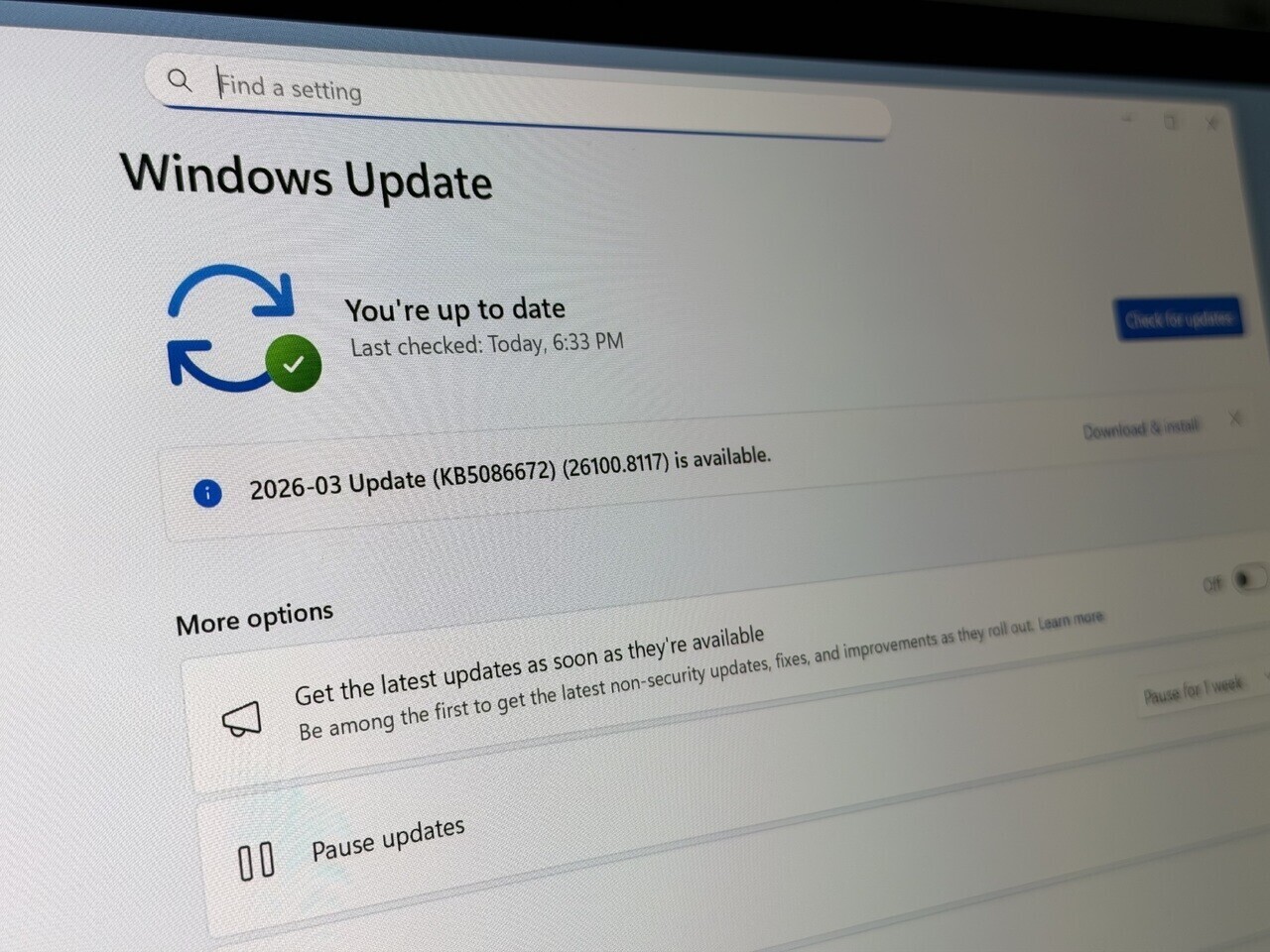 Windows 11: Microsoft por fin te deja mandar en las actualizaciones