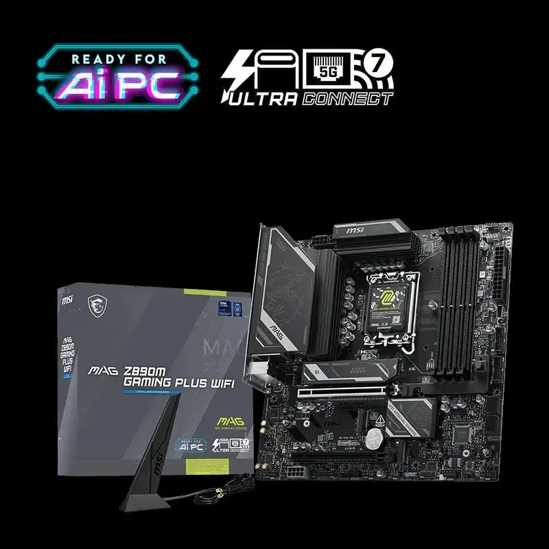MSI Z890M GAMING PLUS WIFI: Potencia compacta para tus builds Intel