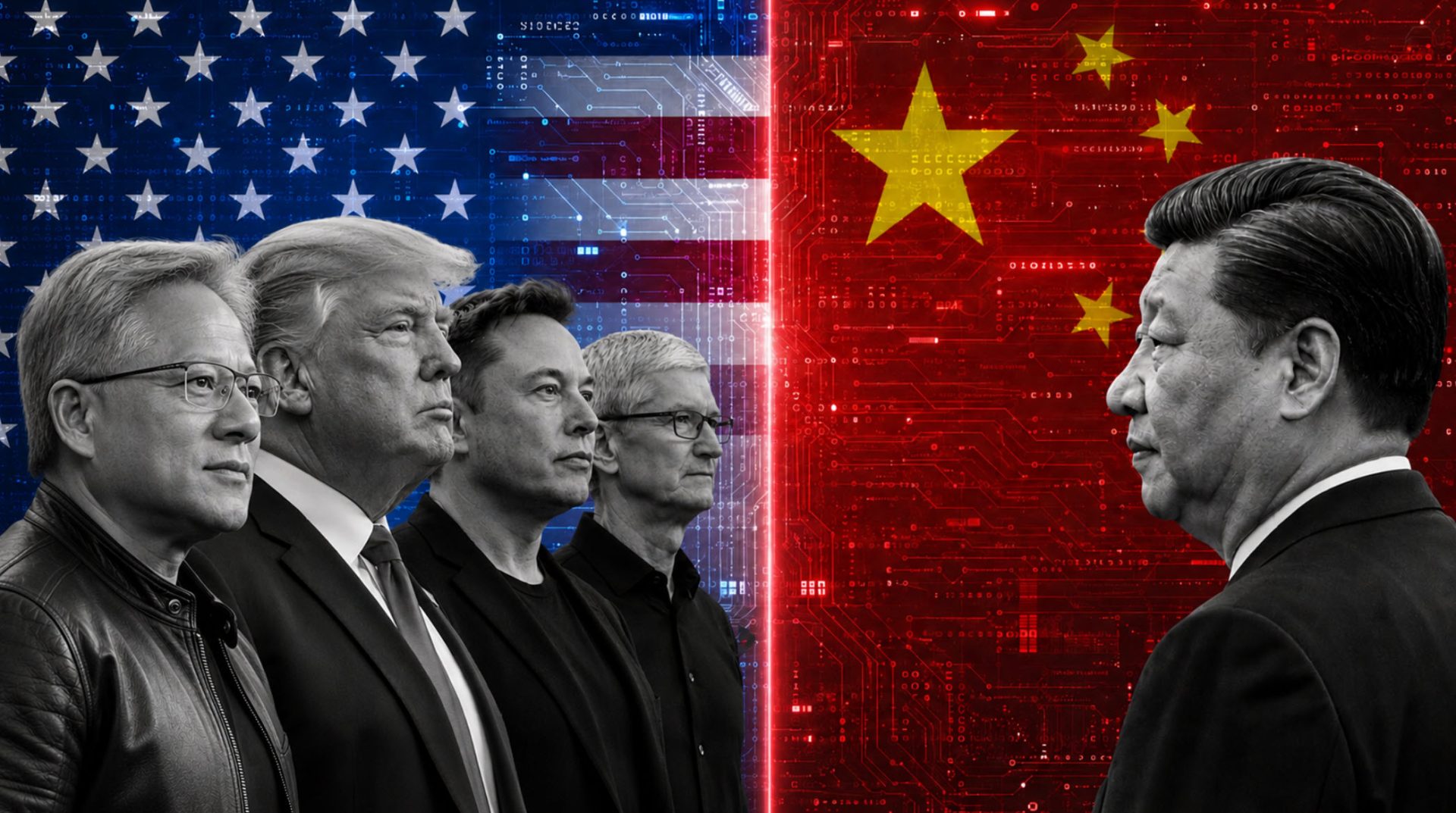 Jensen Huang de NVIDIA sube al Air Force One con Trump rumbo a China