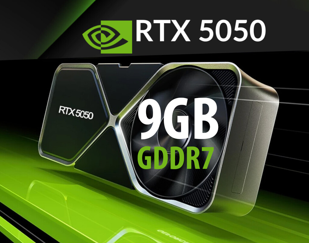 RTX 5050 con 9 GB de VRAM: NVIDIA ajusta su gama media por falta de chips