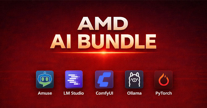 AMD lanzará un paquete de IA local junto a sus nuevos drivers para facilitar el acceso a la IA en tu PC