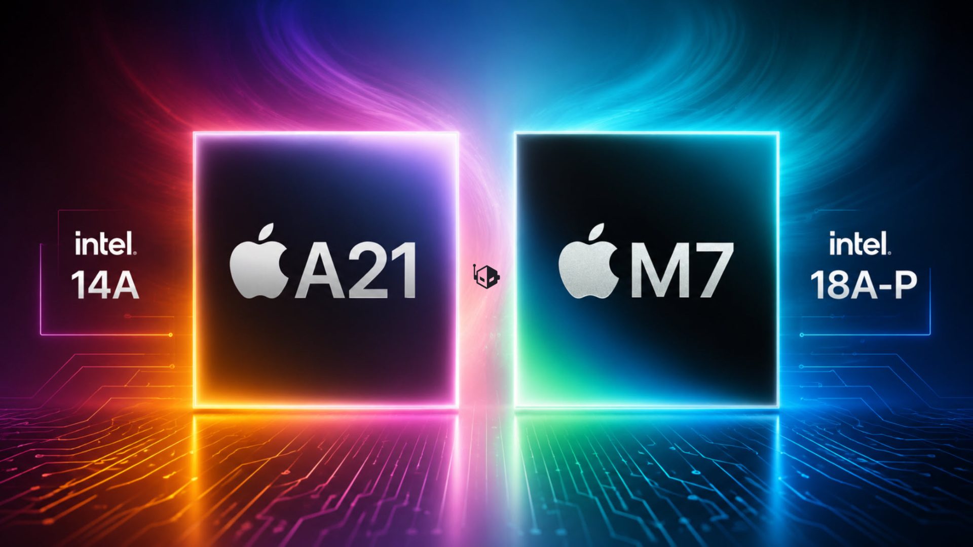 Apple se alía con Intel para chips M7 y A21: adios TSMC