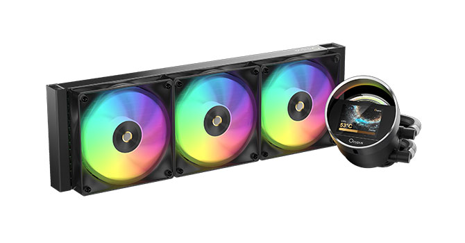 Ocypus Sigma L36 BK ARGB: Un refrigerador líquido con pantalla IPS integrada