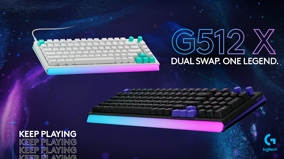 Logitech G512 X: switches mecánicos o analógicos, ¡tú eliges!