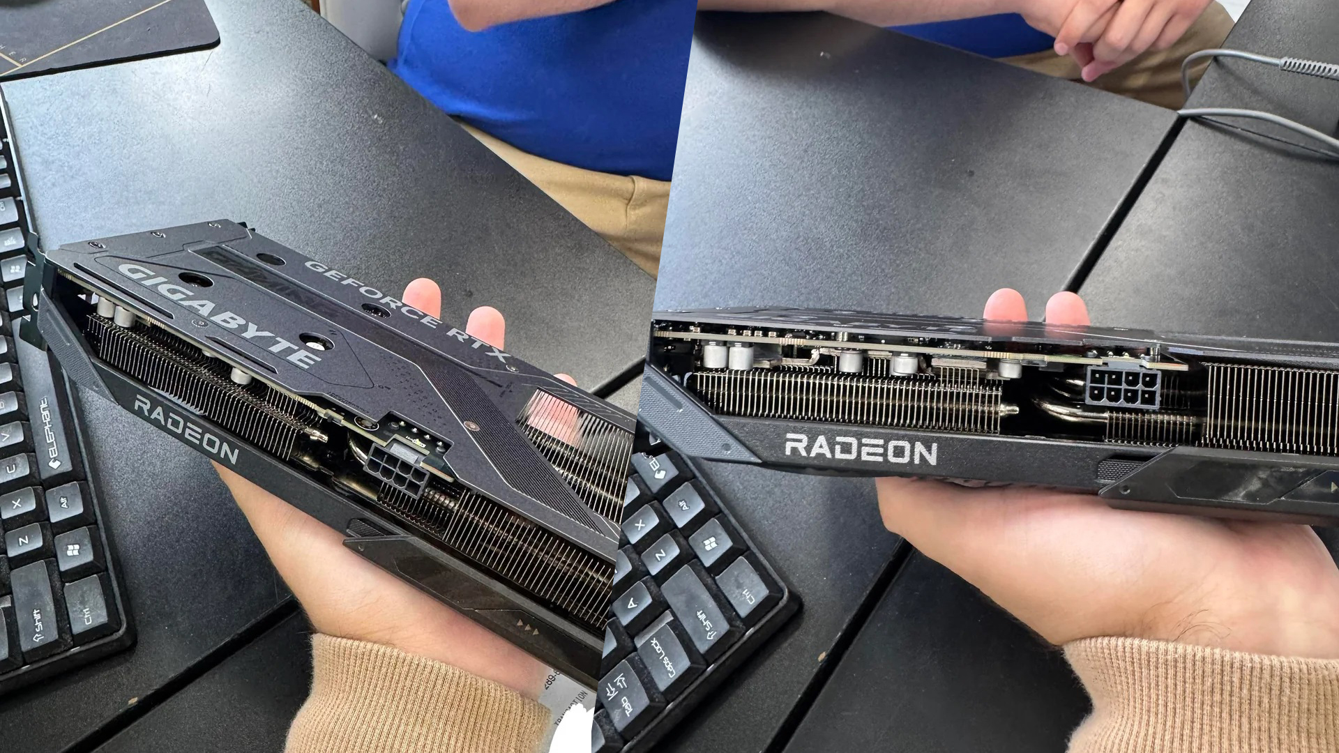 Gigabyte mezcla GeForce y Radeon: GPUs con identidad cruzada