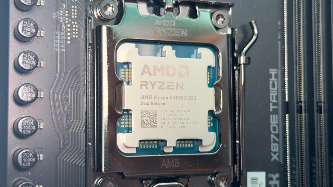 Ryzen 9950X3D2 arrasa en juegos: ¿el fin de Intel en gaming?