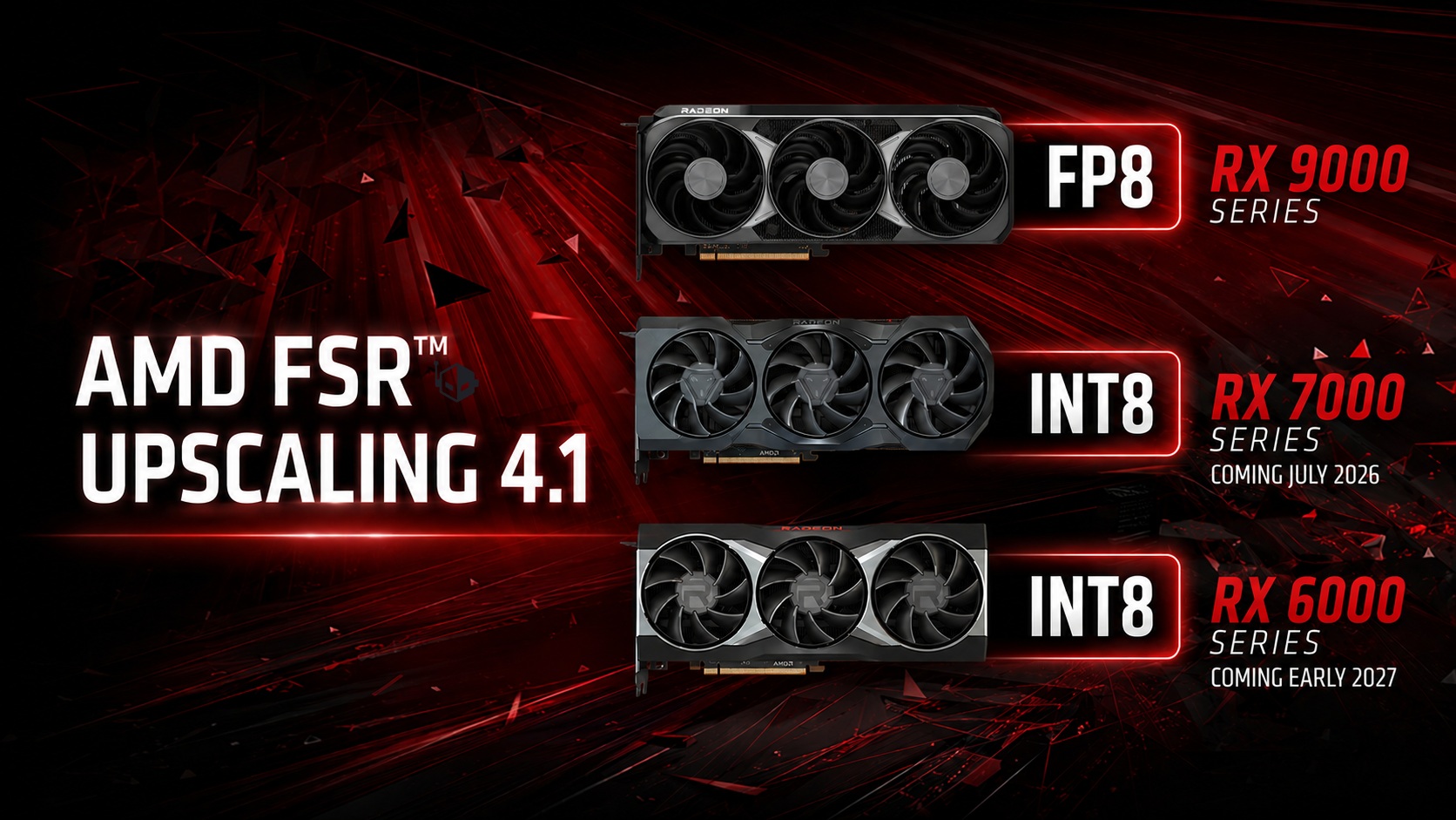AMD por fin lleva FSR 4.1 a tus RX 7000 y 6000: ¡adiós esperas!