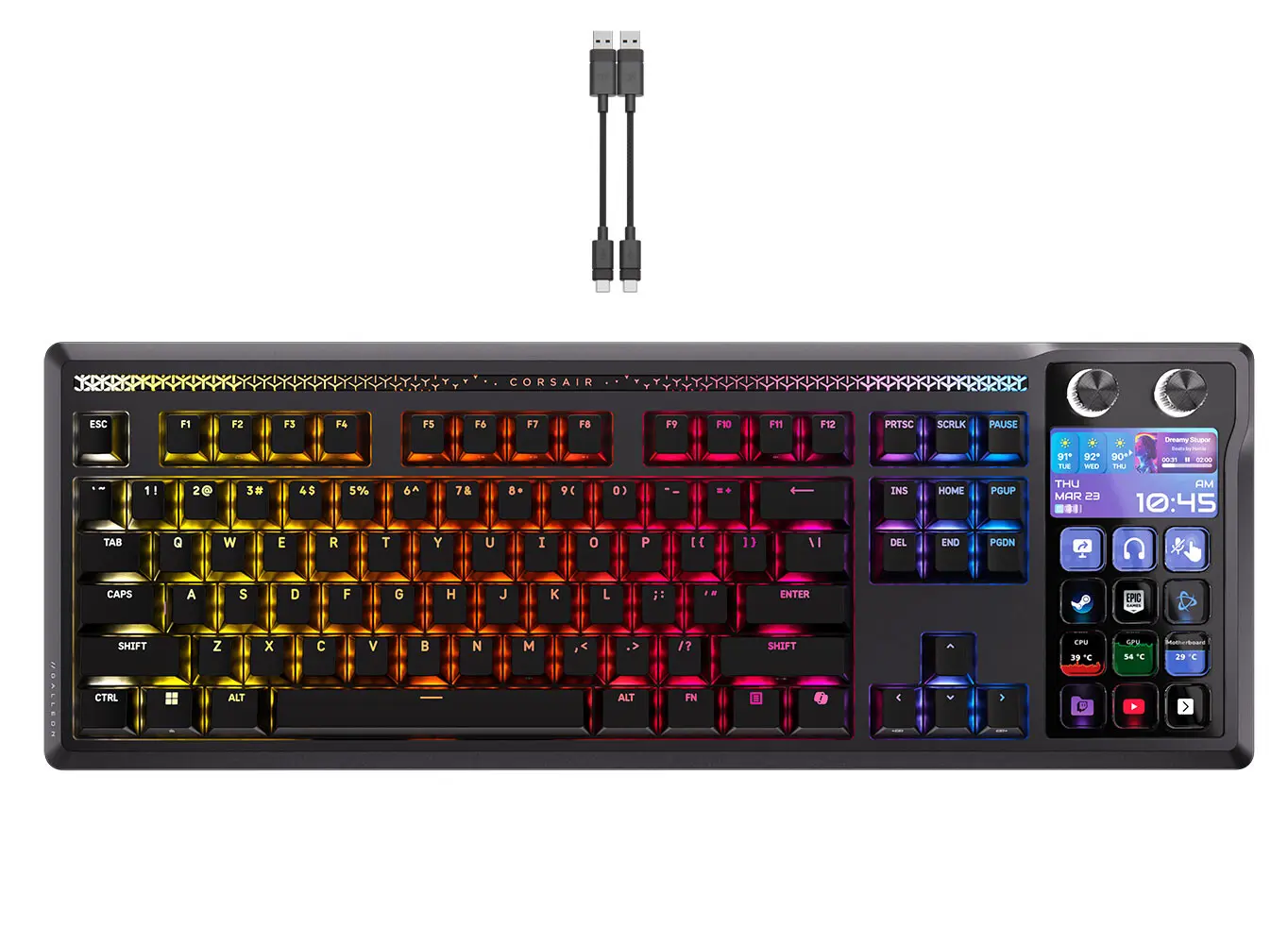 Corsair Lanza su Teclado GALLEON 100 SD: Un Todo en Uno para Gamers y Creadores